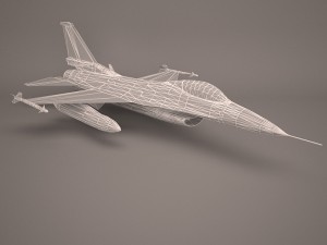 military aircraft 22 Modelo 3D