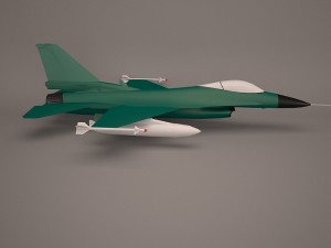 military aircraft 22 Modelo 3D