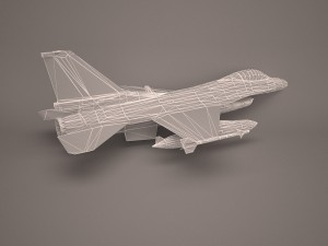 military aircraft 22 Modelo 3D
