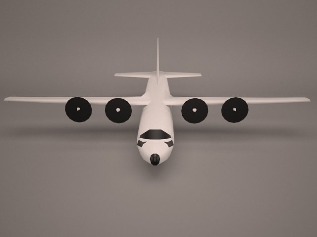 military aircraft 24 3D 模型 .c4d .max .obj .3ds .fbx .stl .blend 