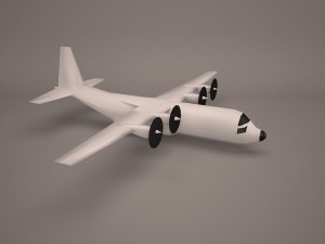 military aircraft 24 3D 模型