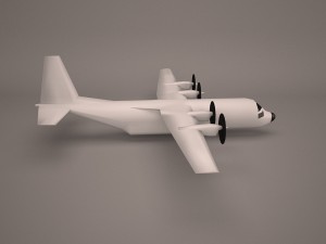 military aircraft 24 3D 模型