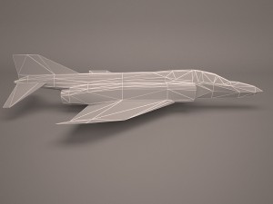 military aircraft 25 3Dモデル