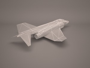 military aircraft 25 3Dモデル