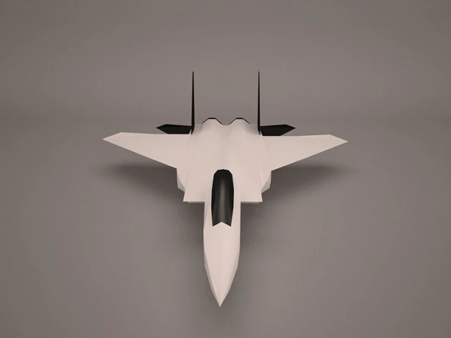 military aircraft 27 3D Model .c4d .max .obj .3ds .fbx .stl .blend 
