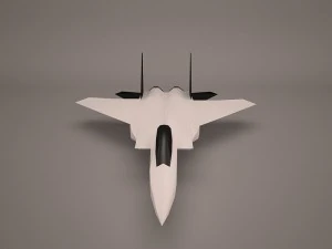 aeronave militar 27 Modelo 3D