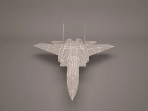 military aircraft 27 3D Model