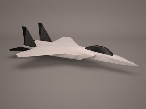 military aircraft 27 Modelo 3D
