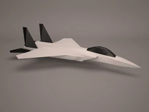 military aircraft 27 3D Model