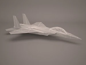 military aircraft 27 3D Model