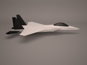 military aircraft 27 Modelo 3D