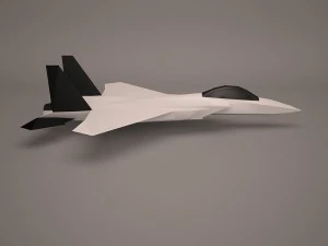 military aircraft 27 3D Model