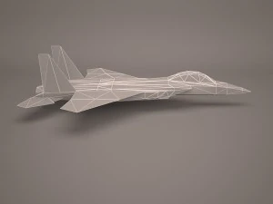 military aircraft 27 3D Model