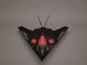 samolot wojskowy 28 Model 3D