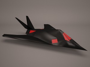 military aircraft 28 3D Model