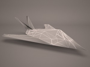 military aircraft 28 3D Model