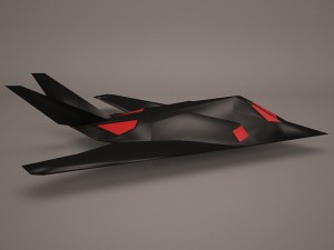 military aircraft 28 3D Model