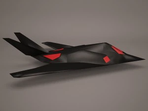 military aircraft 28 3D Model