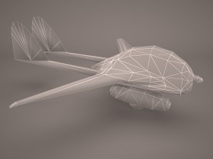 military aircraft 30 3D Model