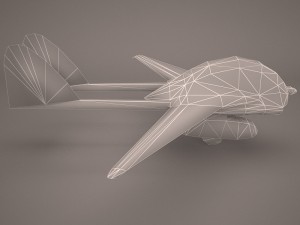military aircraft 30 3D Model