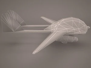 military aircraft 30 3D Model