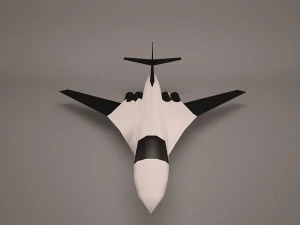 Milit&auml;rflugzeug 31 3D Modell