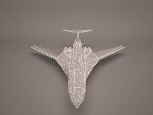 military aircraft 31 Model 3D