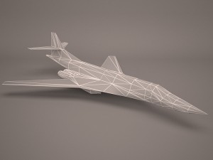 military aircraft 31 Model 3D