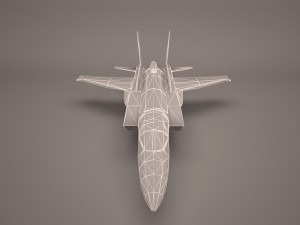 military aircraft 32 3D 모델