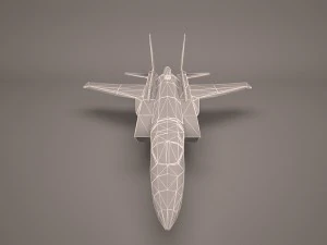 military aircraft 32 3D Model