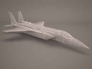 military aircraft 32 3D 모델