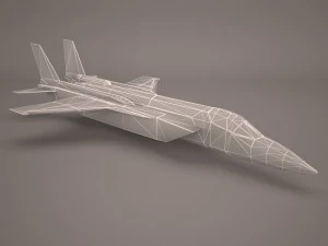 military aircraft 32 3D Model