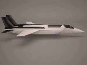 military aircraft 32 3D Model