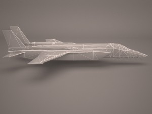 military aircraft 32 3D 모델