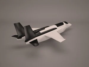 military aircraft 32 3D Model
