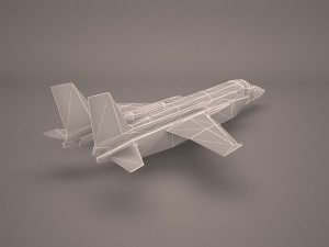 military aircraft 32 3D 모델