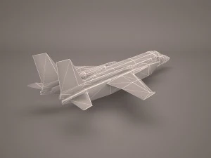 military aircraft 32 3D Model