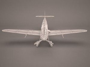 military aircraft 33 3D Model