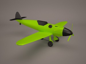 military aircraft 33 3D Model