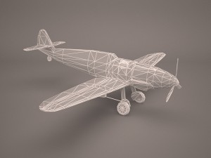 military aircraft 33 3D Model