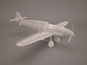military aircraft 33 3D Model