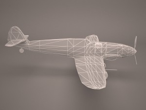 military aircraft 33 3D Model