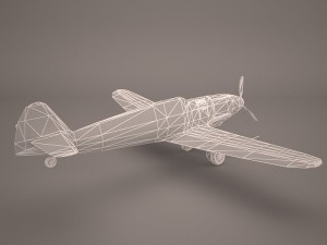 military aircraft 33 3D Model