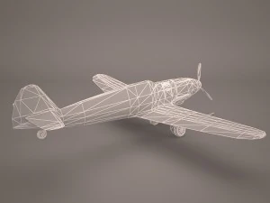 military aircraft 33 3D Model