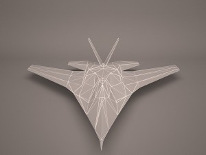 military aircraft 34 Modelo 3D
