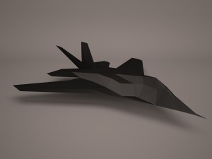 military aircraft 34 Modelo 3D