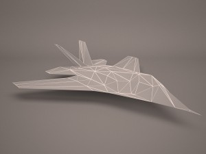 military aircraft 34 Modelo 3D