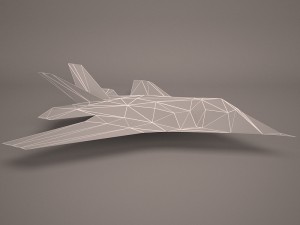military aircraft 34 Modelo 3D