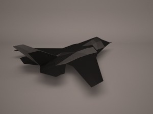 military aircraft 34 Modelo 3D