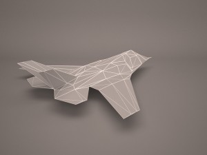 military aircraft 34 Modelo 3D